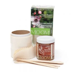 MOOM Organic Hair Removal kit with Tea Tree