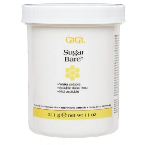 GiGi Sugar Bare Hair Removal Wax with All-Natural Cane Sugar, Microwave Formula