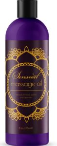 Sensual Massage Oil with Relaxing Lavender Almond Oil and Jojoba