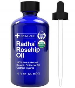 Radha Beauty Rosehip Oil USDA Certified Organic