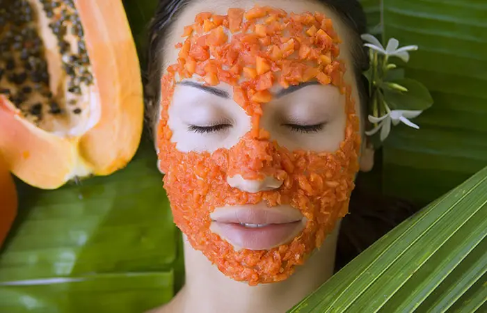 papaya as a natural exfoliator