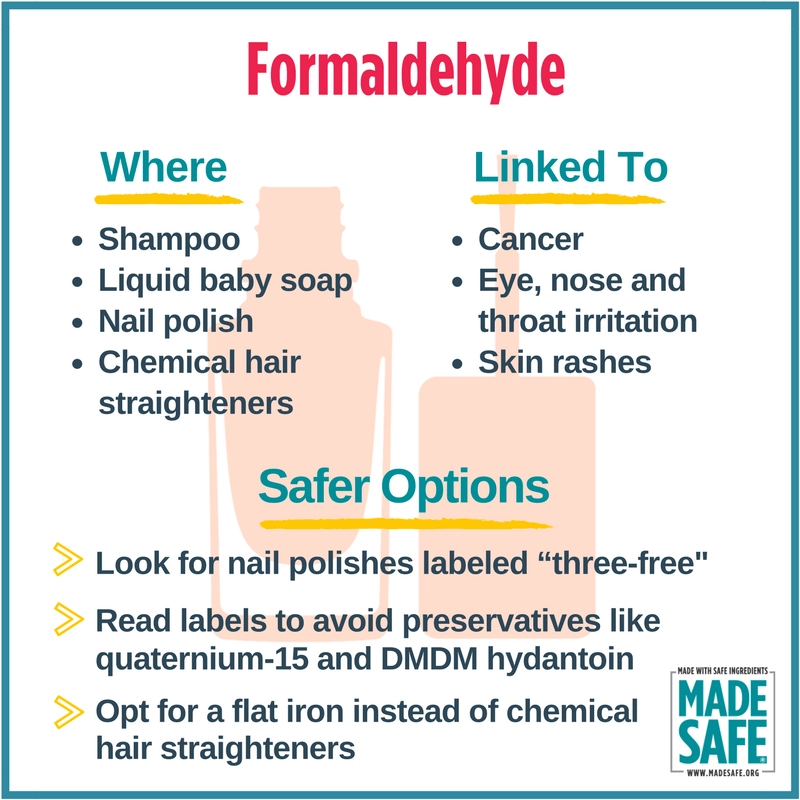 FORMALDEHYDE in cosmetics