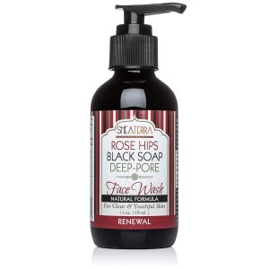 Shea Terra Organics Rose Hips Black Soap Deep Pore Facial Wash